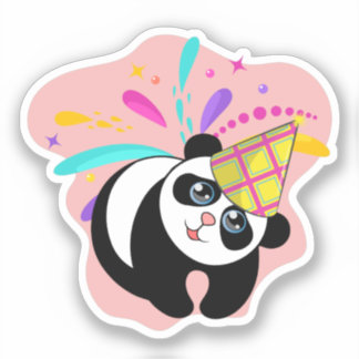 Sticker Parti Panda