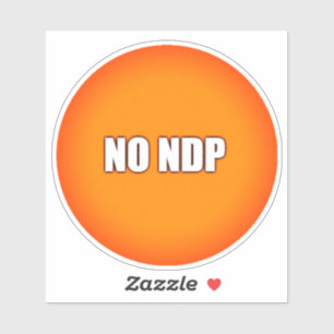Sticker PAS de néo-démocrate
