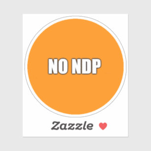 Sticker PAS de néo-démocrate