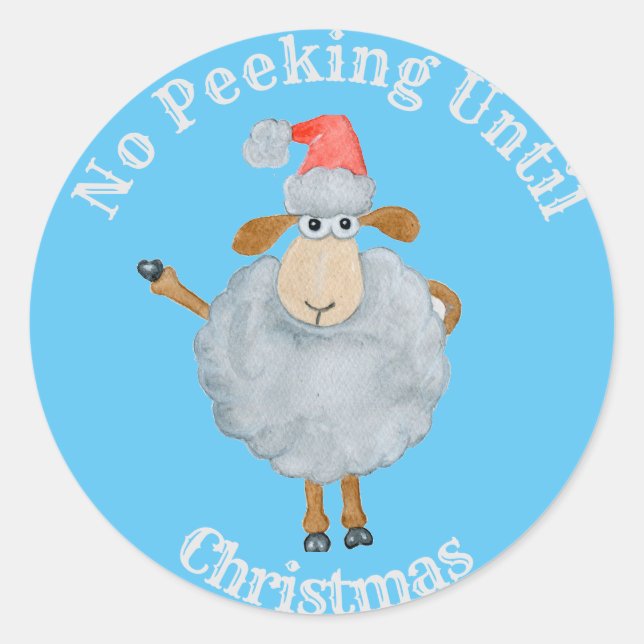 Sticker Pas De Pékin Jusqu'À Noël Moutons (Devant)