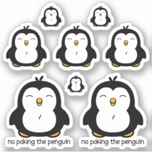 Sticker Pas De Poing Le Coin De Contour 8 Pingouin