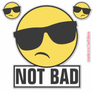 Sticker Pas Mauvais Emoji