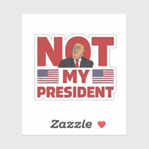 Sticker Pas mon discours anti-inflation du président anti-