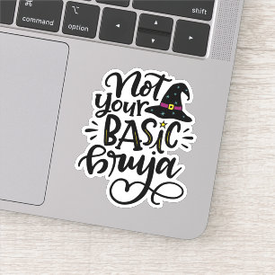 Sticker Pas votre bruja basique, spanglish