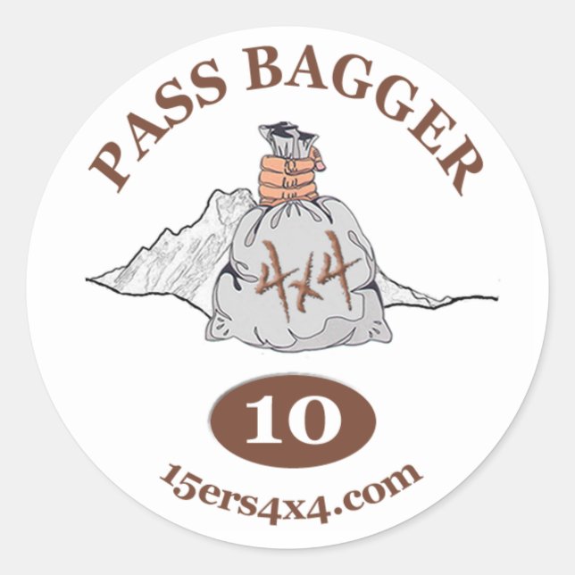 Sticker Pass Bagger 10 (Devant)