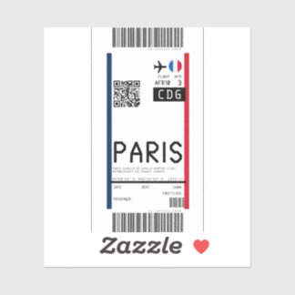 Sticker Pass embarquement à Paris (CDG)