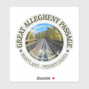 Sticker Passage du Grand Allegheny (cyclisme c)