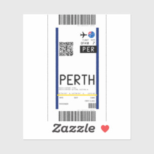 Sticker Passe d'embarquement à Perth (PER)