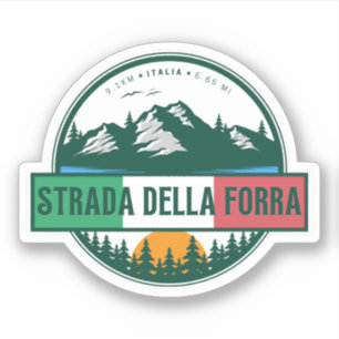 Sticker passo della forra à moto