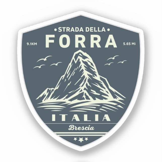 Sticker passo della forra dans les applications moto itali (Recto)