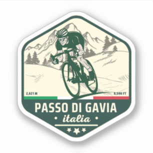 Sticker Passo di Gavia - Col de Gavia italien Montagne Alp