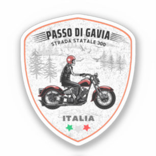 Sticker Passo di Gavia - Gavia Pass Montagnes italiennes A