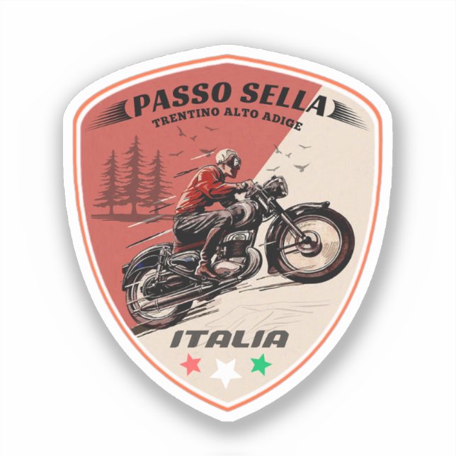 Sticker passo Sella Italian (Recto)