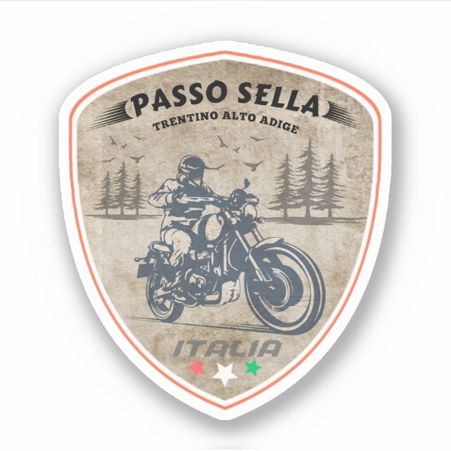 Sticker passo Sella Italian (Devant)