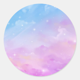 Sticker Pastel Sky Galaxy