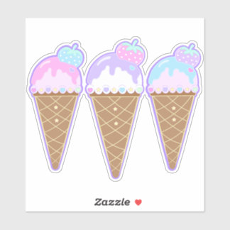 Sticker Pastel Sweet Ice Cream