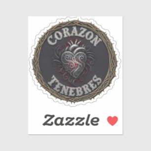 Sticker Patch Corazon Tenebres