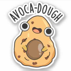 Sticker Pâte d'avocat Blague drôle d'avocat