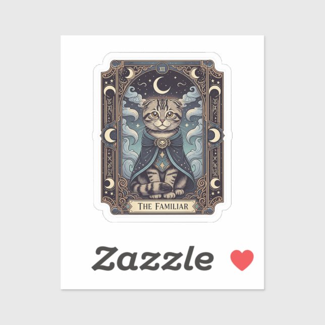 Sticker Pâte de Tarot - Pâte écossaise Pâte Tarot Hallowee (Feuille)