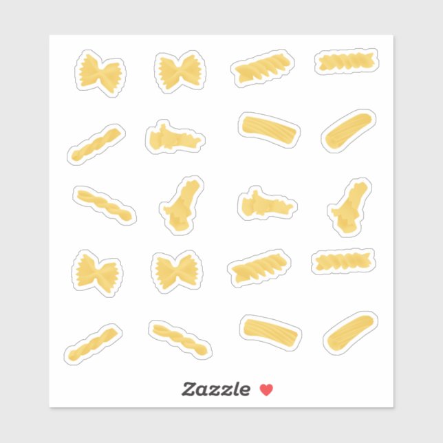 Sticker Pâtes (Feuille)
