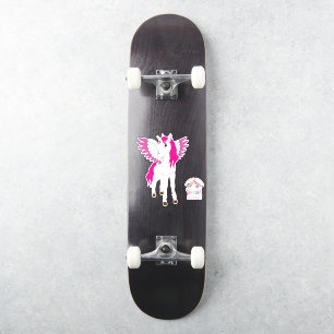 Sticker Patinage Pink Cute Unicornes