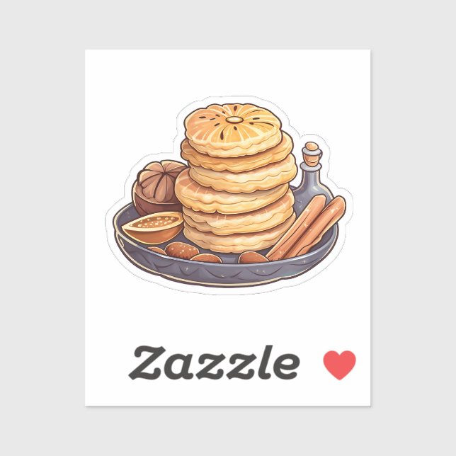 Sticker Pâtisserie (Feuille)