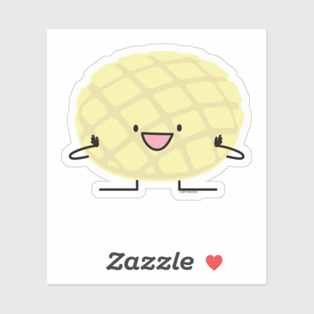 Sticker Patisserie doux de pain de conque japonaise de (Feuille)