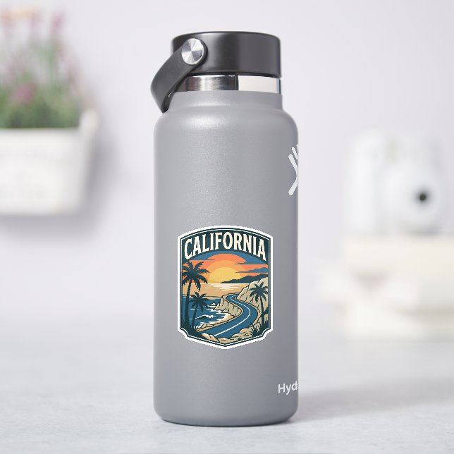 Sticker Patrimoine côtier californien (HydroFlask)