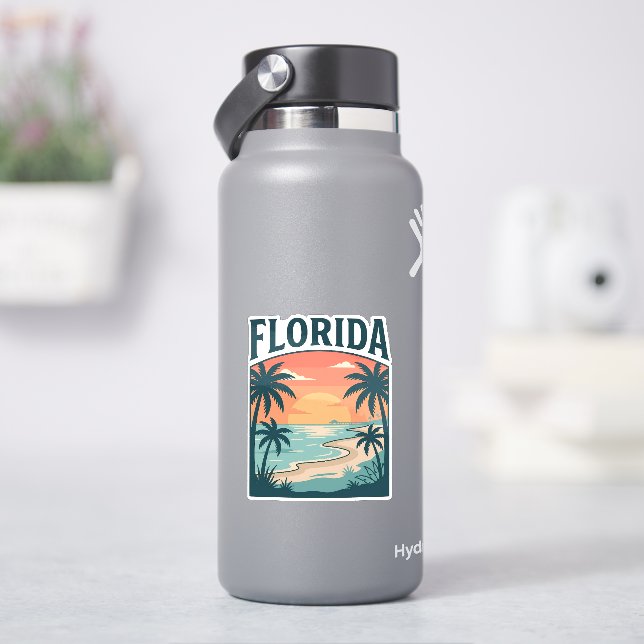 Sticker Patrimoine côtier de Floride (HydroFlask)