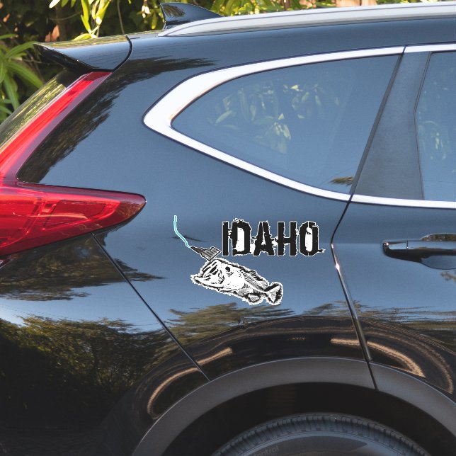 STICKER PATRIOT - IDAHO FRAPPANT - UNE MAUVAISE BASE (Coté voiture)