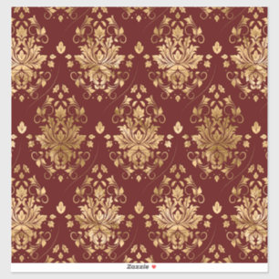 Sticker Pattern Oriental Vintage Damask