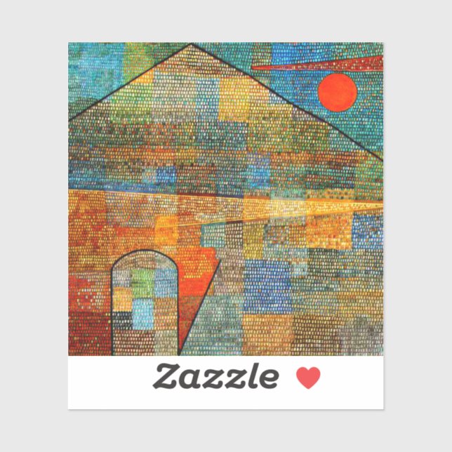 Sticker Paul Klee - Ad Parnassus (Feuille)
