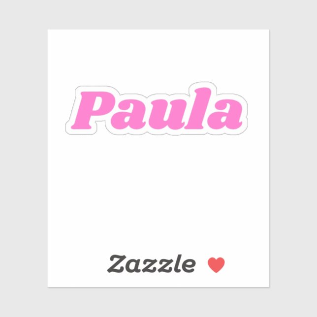 Sticker Paula (Feuille)
