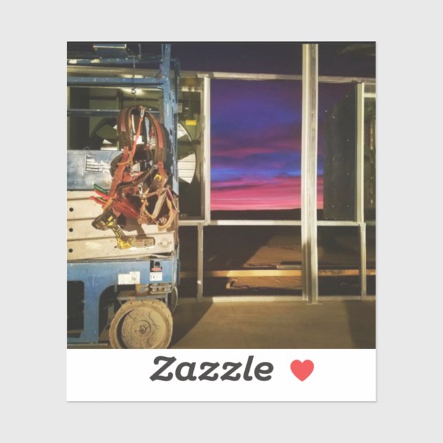 Sticker Pause Matinale Vinyle (Feuille)