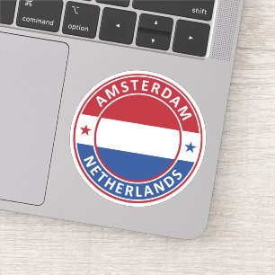 Sticker Pays-Bas, Amsterdam