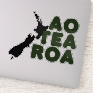 STICKER PAYS D'AOTEAROA NOUVELLE-ZÉLANDE MAORI