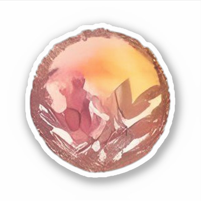 Sticker Paysage perdu (Devant)