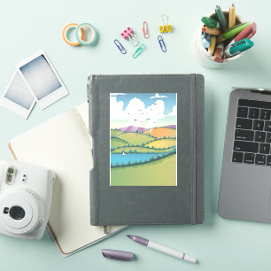 Sticker Paysage rural.
