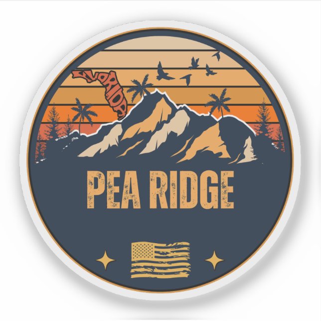 Sticker Pea Ridge, Floride  (Devant)