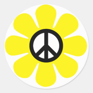 Sticker Peace Daisy