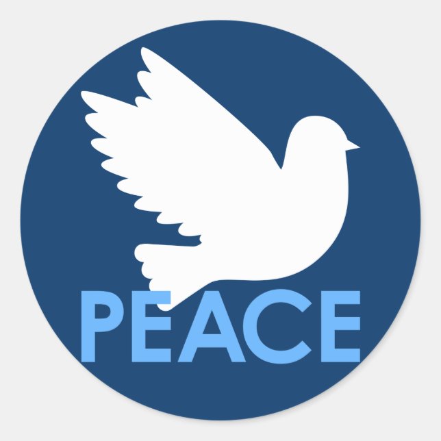 Sticker Peace Dove (Devant)