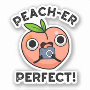 Sticker Peach er Parfait Funny Peach Pun