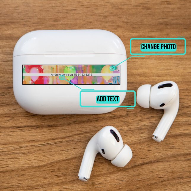Sticker Peau décorative Coque Airpods Pro - Ballons (Please enjoy our Airpod stickers)