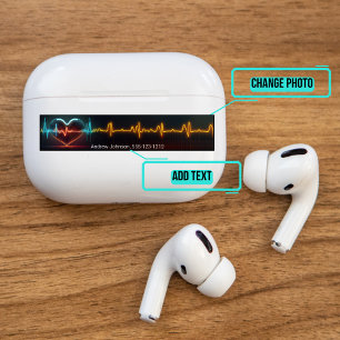 Sticker Peau décorative Coque Airpods Pro - Heartbeat