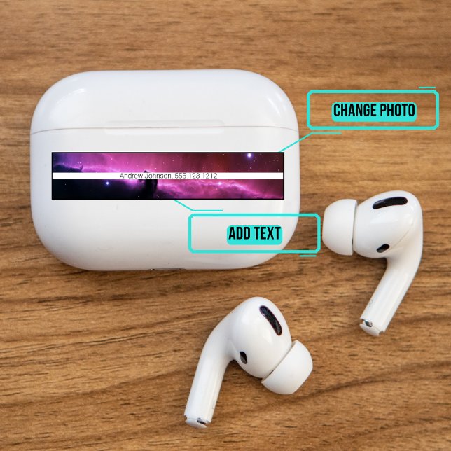 Sticker Peau décorative Coque Airpods Pro - Nebula (Please enjoy our Airpods stickers)
