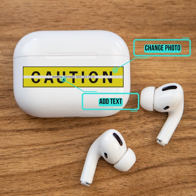 Sticker Peau décorative Coque Airpods Pro - Signal de prud (Please enjoy our Airpod stickers)