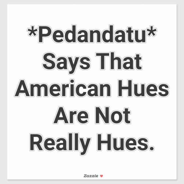 Sticker Pedandatu is a Doosh Hankamer Artjunkhaus Comic  (Feuille)