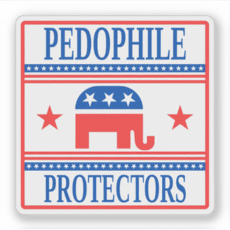Sticker Pedo Protectors, Funny Anti-Trump Epstein