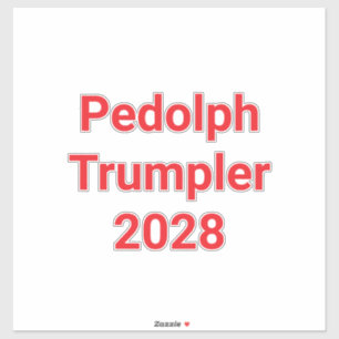 Sticker Pedolph Trumpler 2028 Hankamer Artjunkhaus Bande d