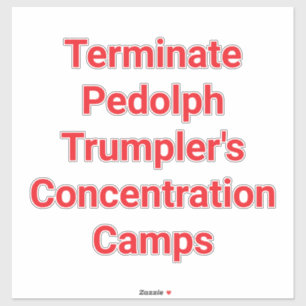 Sticker Pedolph Trumpler Camp d'illégal Hankamer Artjunkha